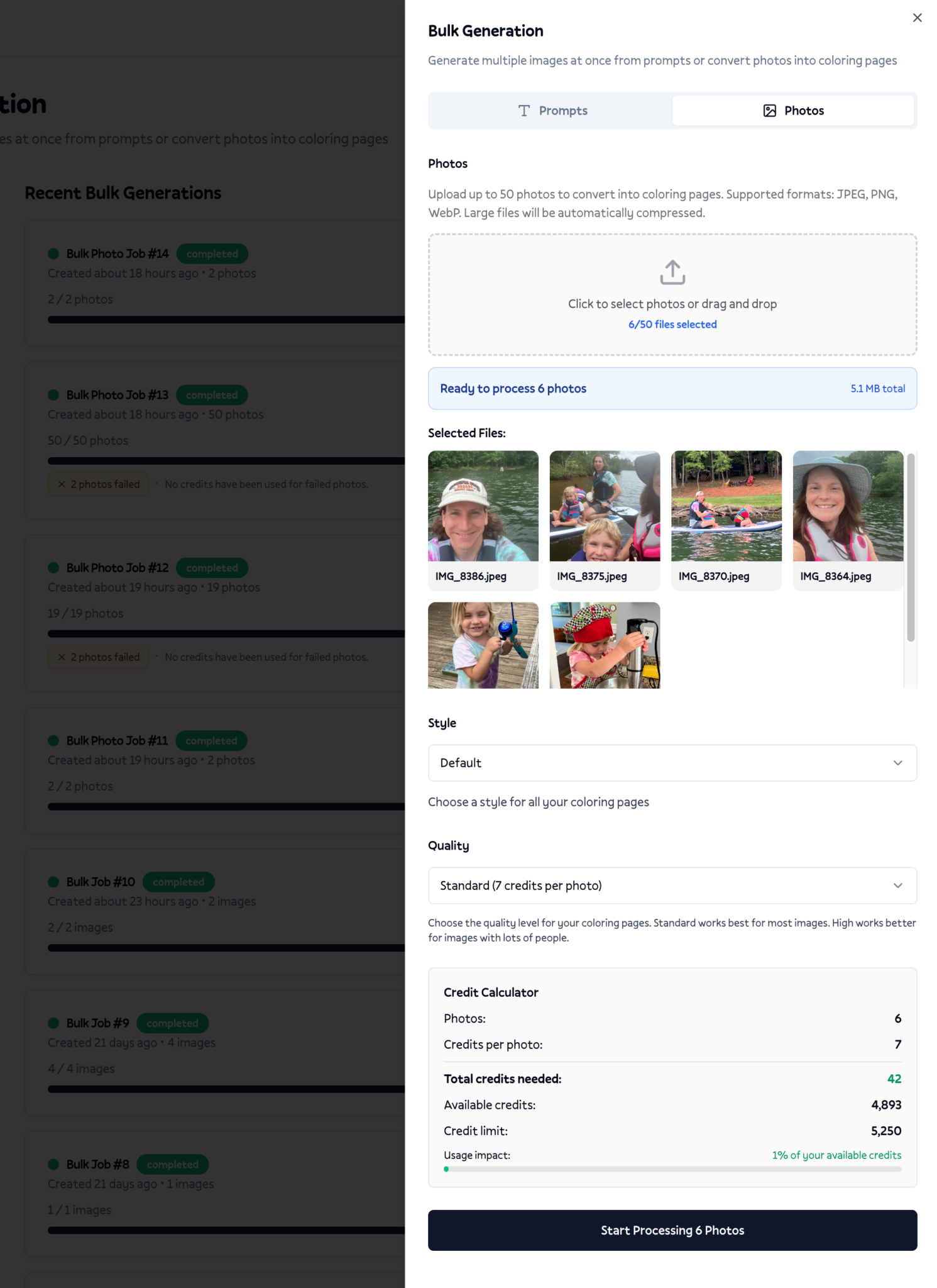 Convert 50 photos at once with bulk photo converter