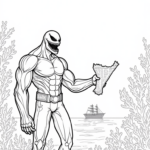 Venom underwater treasure hunt