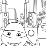 Teenage Mutant Ninja Turtles street art