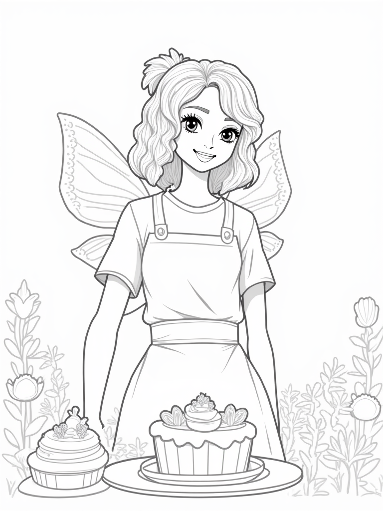 fairy coloring pages