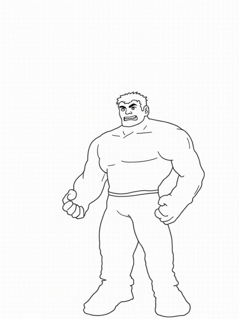 the hulk coloring pages