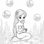 Mermaid sculpting in a bubble workshop