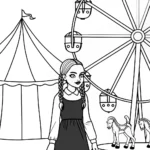 Wednesday Addams at the carnival