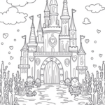 Underwater castle heart celebration