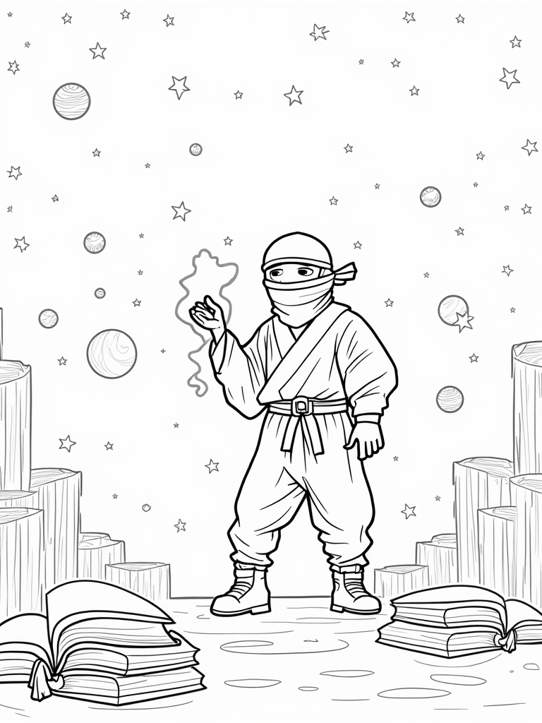 ninja coloring pages