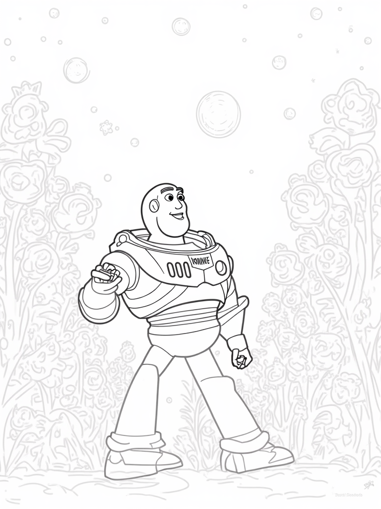 buzz lightyear coloring pages