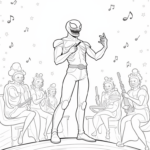 Venom conducting a cosmic symphony