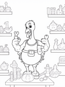 Turkey in a toy workshop