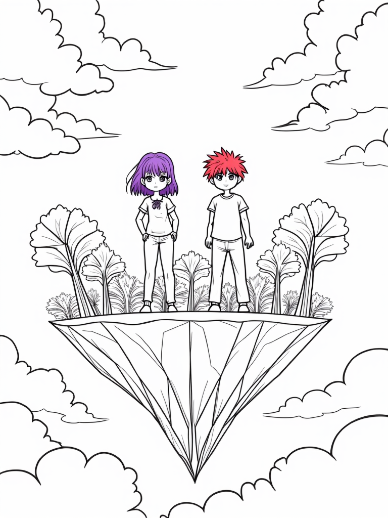 anime coloring pages