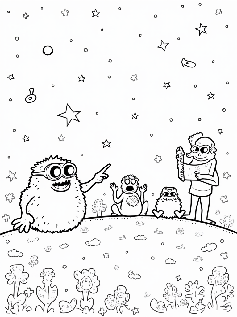 monster coloring pages