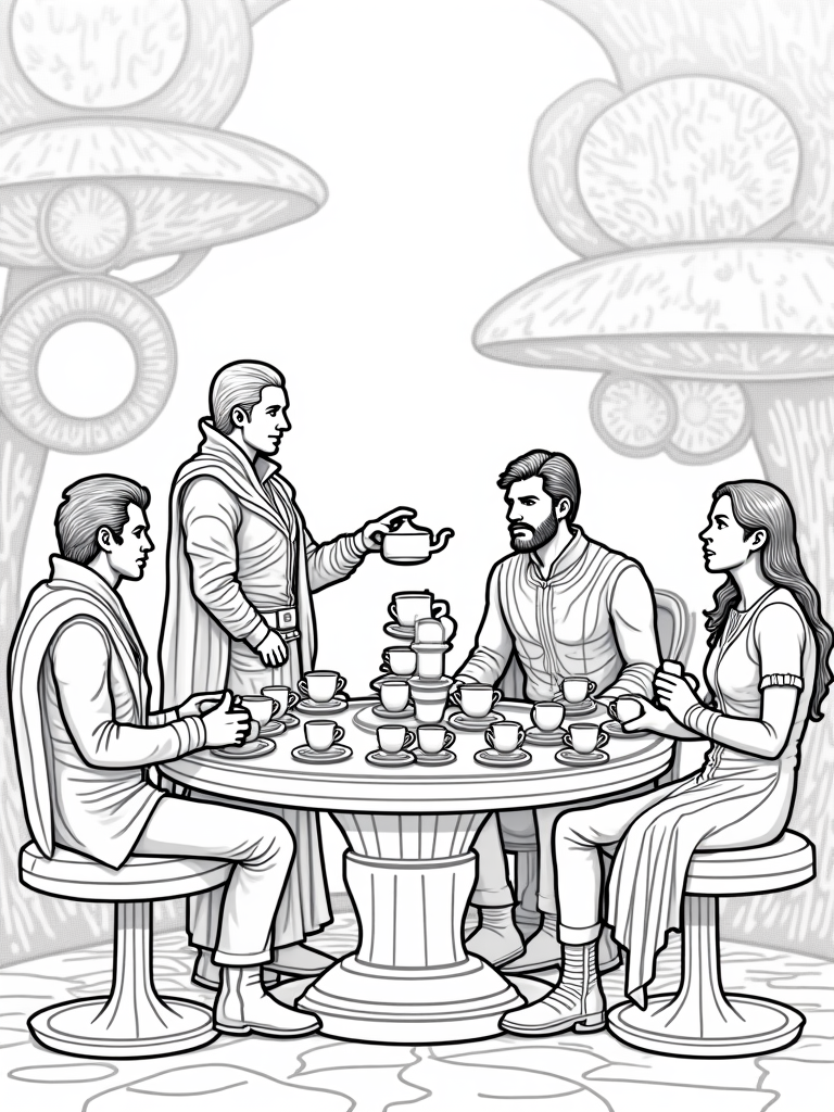 Avengers time-loop tea ceremony