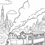 Unicorns on a time-traveling train