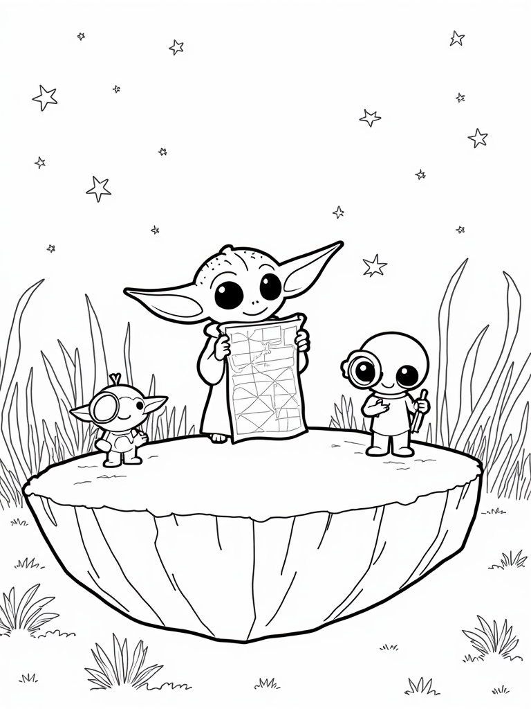 Baby Yoda’s treasure hunt