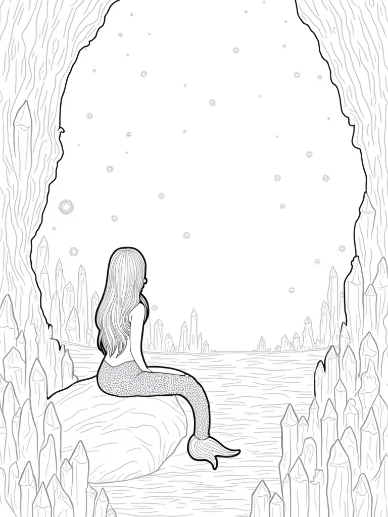 the little mermaid coloring pages