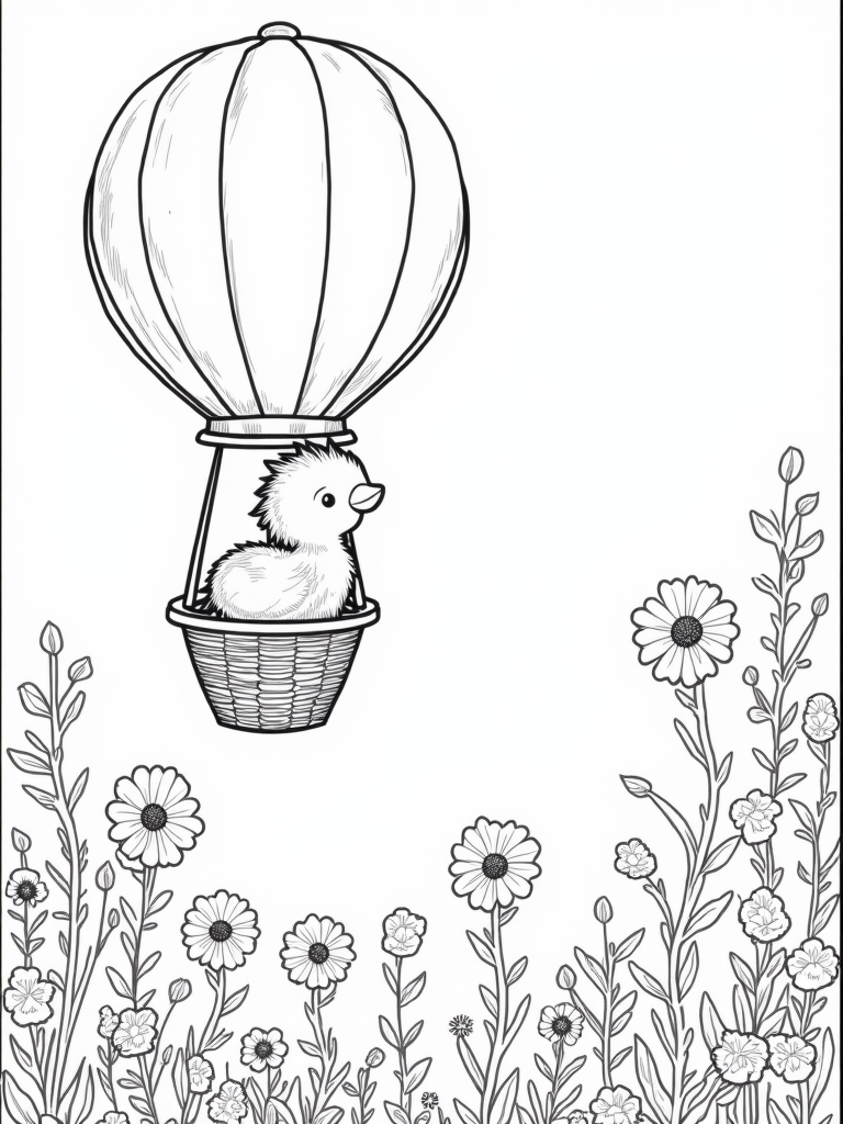 chick coloring pages