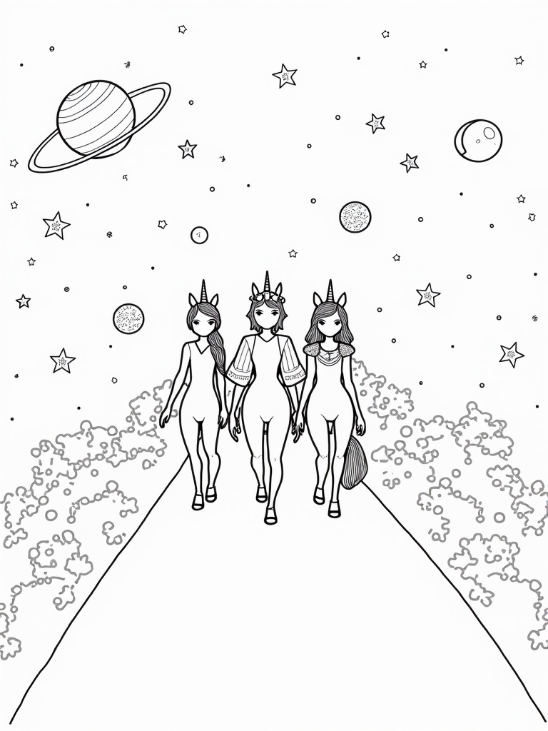unicorn coloring pages