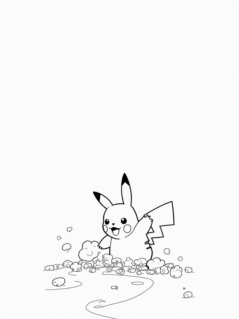 Pikachu in Candy Land