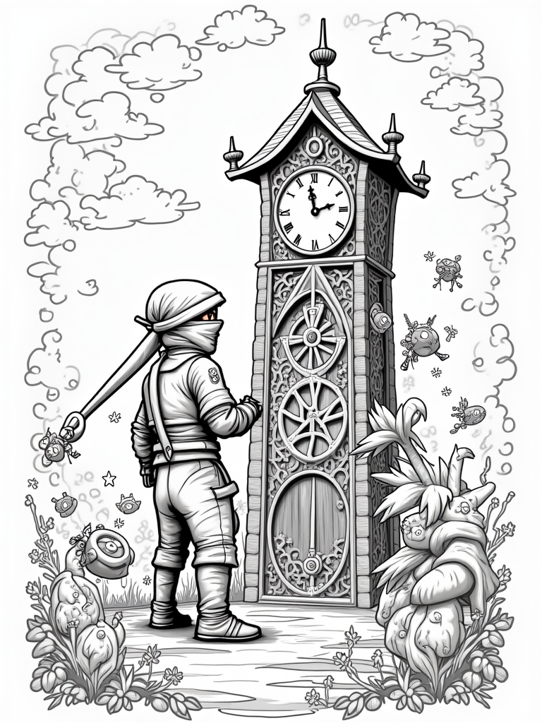 ninja coloring pages