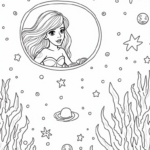 Little mermaid in a starship