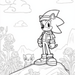 Super Sonic exploring alien worlds