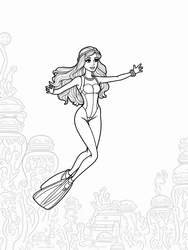 barbie coloring pages
