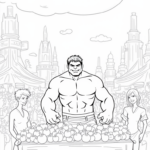 Hulk at the intergalactic market