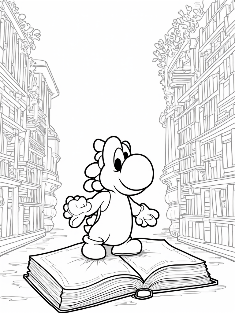 Yoshi&#8217;s library adventure