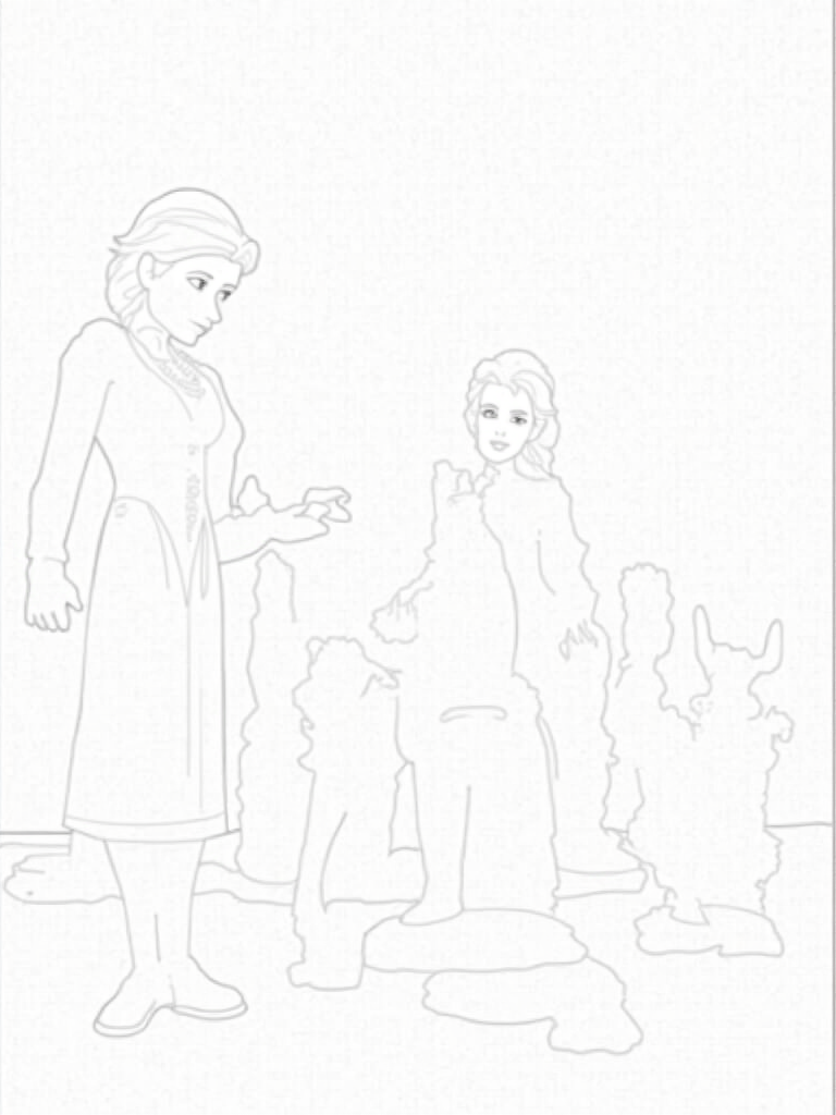 elsa coloring pages
