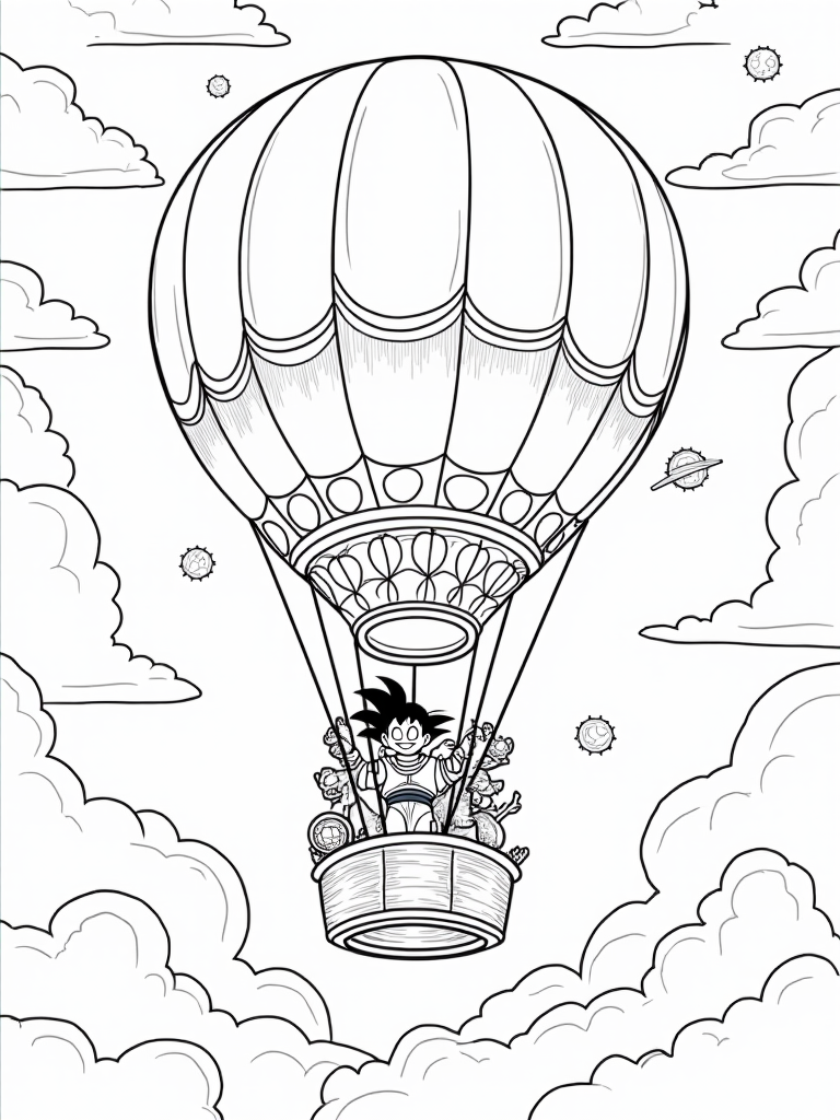 Goku’s balloon ride