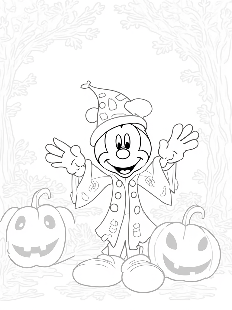 Mickey Mouse pumpkin potion adventure