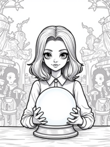 Wednesday Addams fortune-teller scene