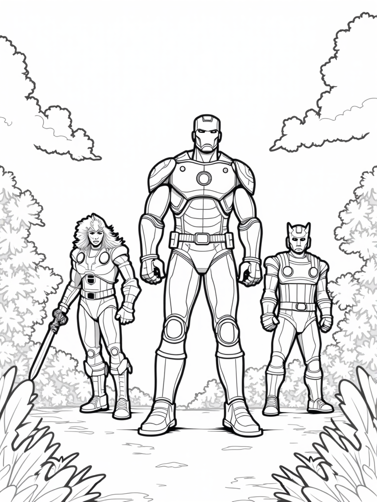 avengers coloring pages