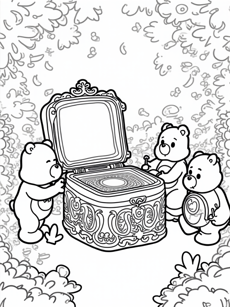 care bear coloring pages