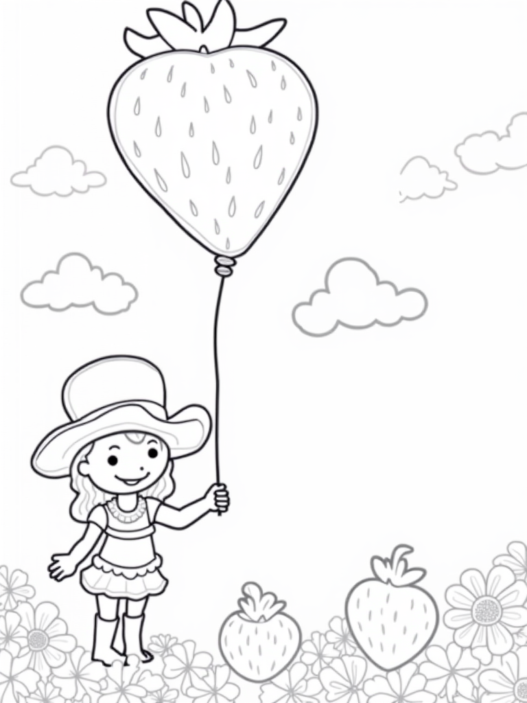 Strawberry Shortcake balloon adventure