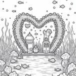 Heart-shaped factory under the sea