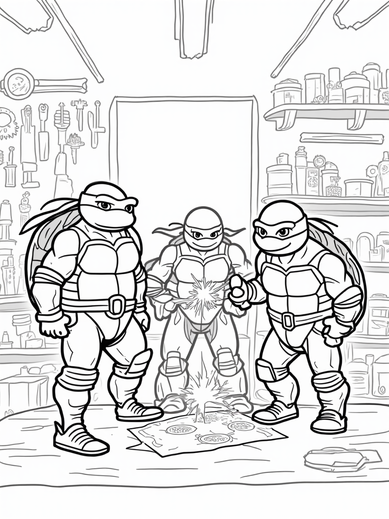 Teenage Mutant Ninja Turtles workshop