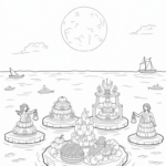 Thanksgiving on the moonlit harbor