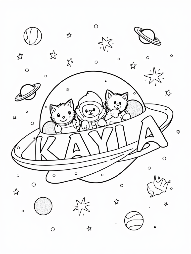 name coloring pages