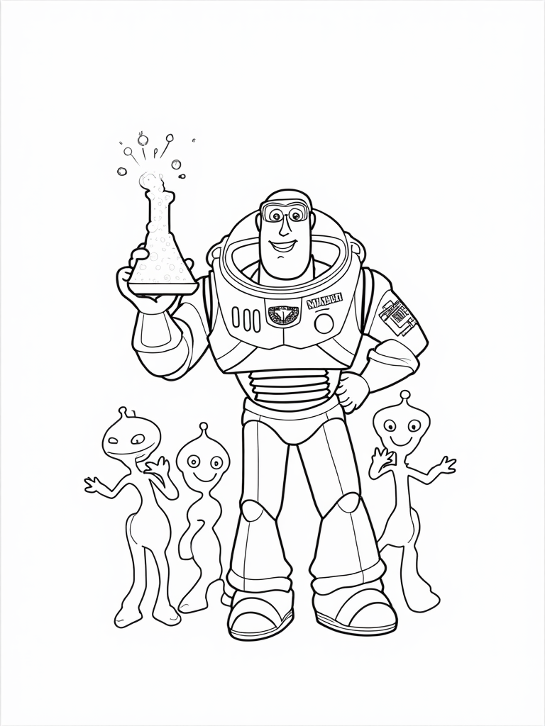 buzz lightyear coloring pages