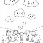 Clouds delivering love letters