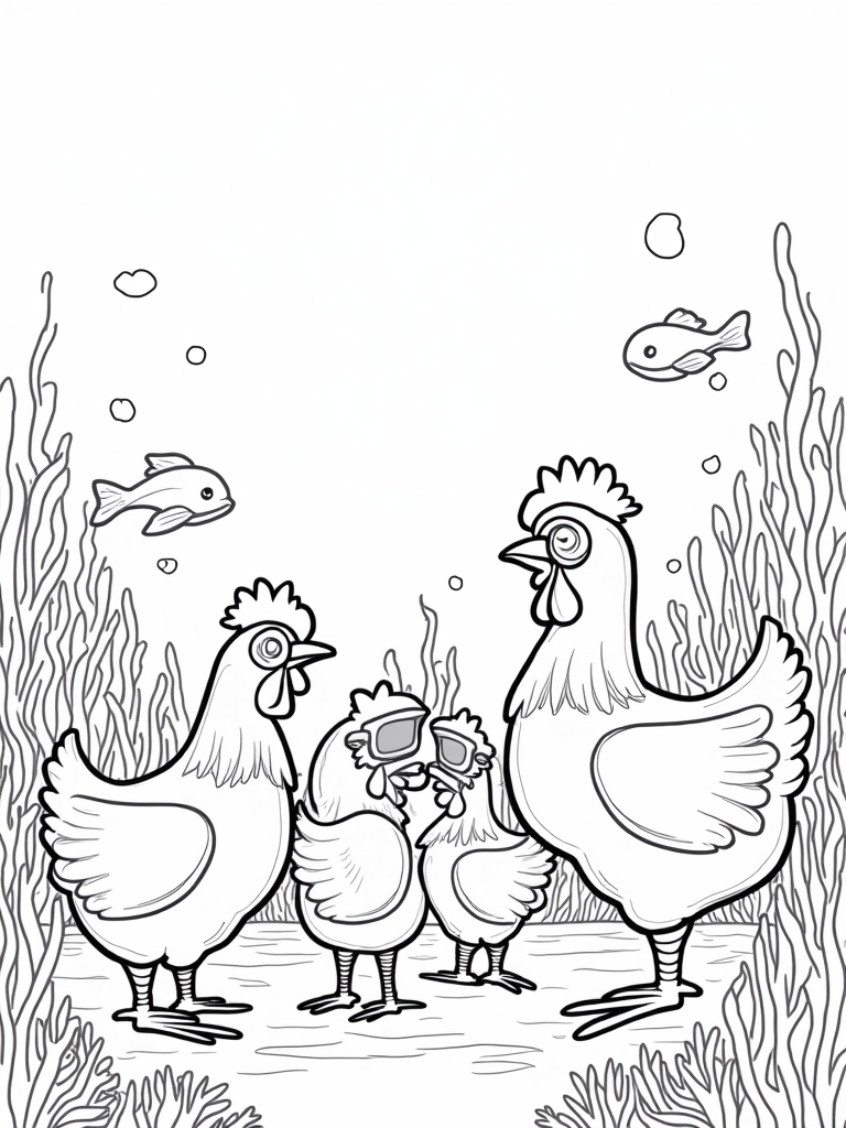 chicken coloring pages