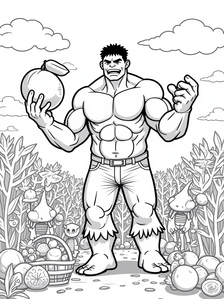 Hulk at the harvest festival