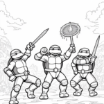 Teenage Mutant Ninja Turtles action
