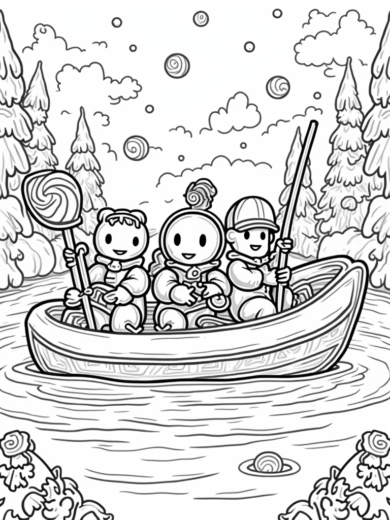 gingerbread house coloring pages
