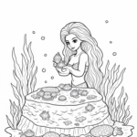 Mermaid crafting lanterns