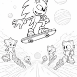Super Sonic skate park showdown