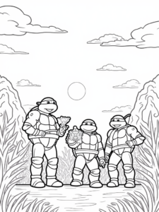 Teenage Mutant Ninja Turtles treasure hunt