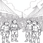 Teenage Mutant Ninja Turtles at fair
