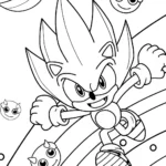 Super Sonic racing in space