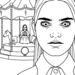 Wednesday Addams at the carnival